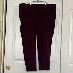 Ralph Lauren Men's Burgundy Corduroy Pants